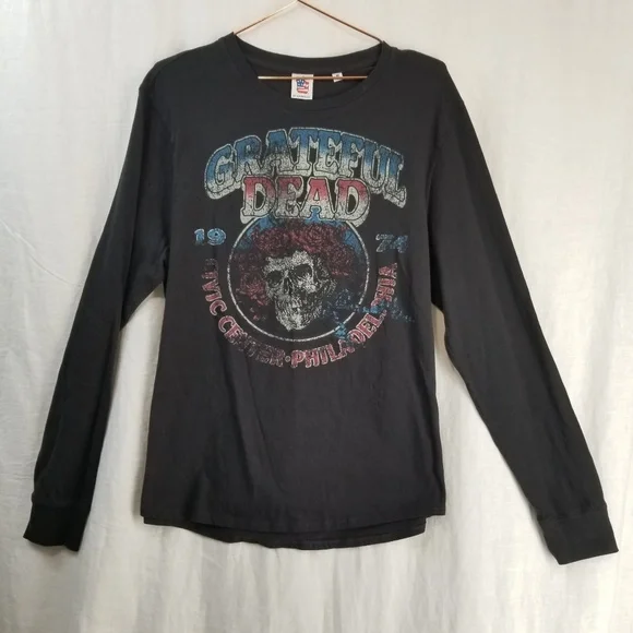 Long-Sleeve Grateful Dead T-Shirt, Sz Med - Picture 3 of 4